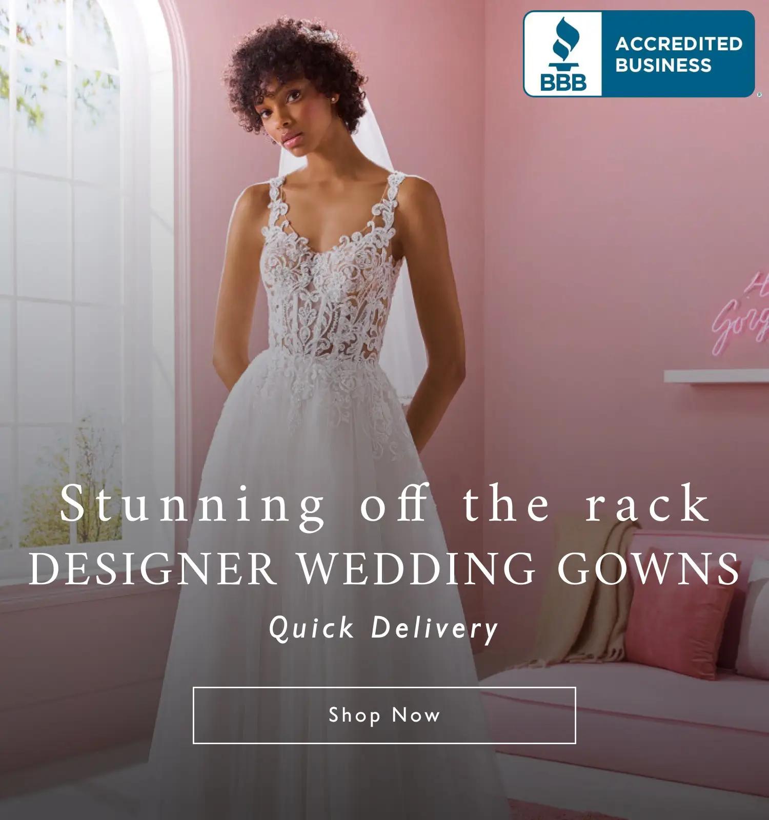 Models wearing wedding dresses. Shop for your wedding dress for less at Dantela Bridal