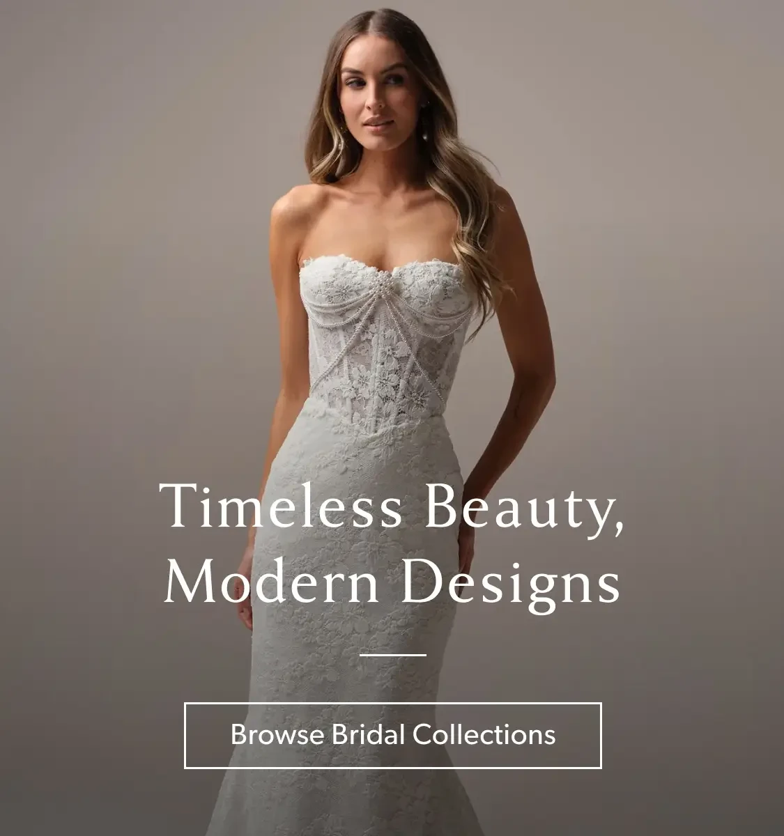 Women wearing a mermaid bridal dress
