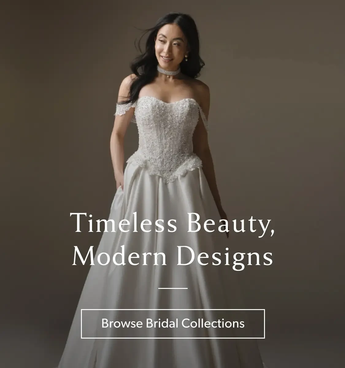 Women wearing bridal dresses